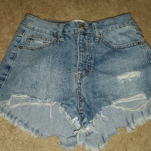Denim shorts